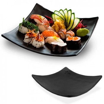 Kit 17 Peas para Sushi com Travessas Pratos e Hashis