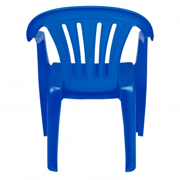 Cadeira Poltrona em Plstico Suporta At 182 Kg Mor Azul