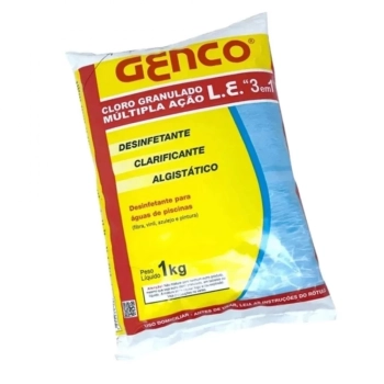 Kit Cloro Granulado 1kg + Redutor de Ph e Alcalinidade