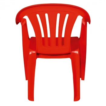Kit 12 Cadeiras Poltrona Vermelha em Plstico Suporta At 182 Kg Mor