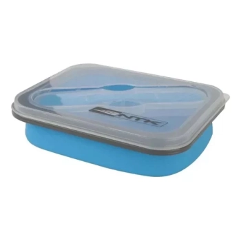 Pote Marmita de Silicone Retrtil com Garfo 700ml Mini Bento