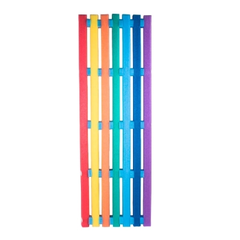 2 Esteiras Flutuante Colorida Brinquedo Piscina 1,65 X 55cm