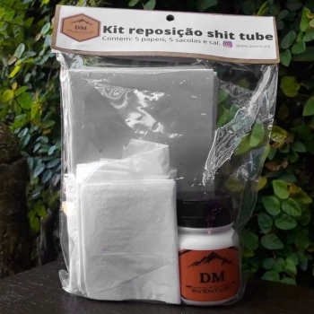 Kit Reposio Shit Tube (sacola, Cal e Papel)