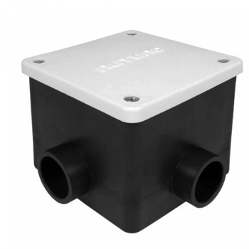 Kit 4 Caixas de Passagem para Piscina com Tampa em Plstico Etuno