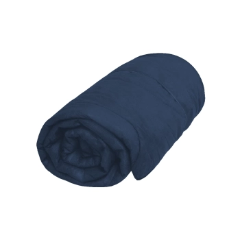 Saco de Dormir Camping + Colchonete Solteiro Estampado Azul