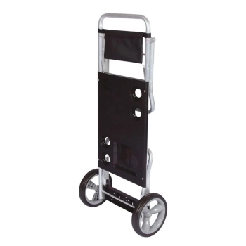 4 Cadeiras de Praia Alta Dobravel Xadrez + Carrinho de Praia