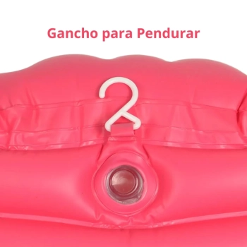 Banheira Inflvel Porttil Infantil Banho do Beb Rosa