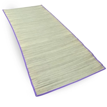 Esteira de Praia em Palha Bel Roxa 1,80m X 70cm Passeio Parque e Piquinique