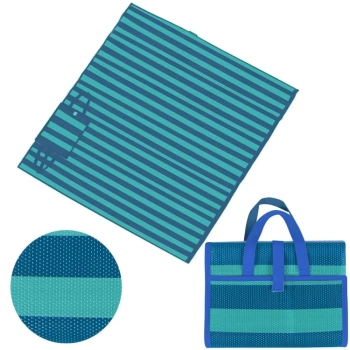 Kit Praia Guarda Sol + Esteira para Casal e Caixa Termica 34l