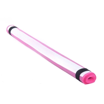 Kit de Duas Esteira de Praia Rolo com Ala Bel Listrada Rosa