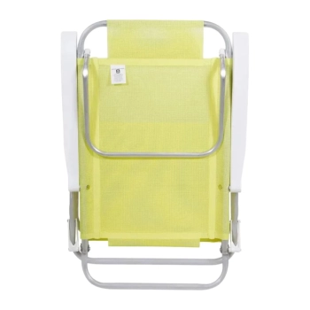Kit Cadeira de Praia Sunny Dobrvel + Guarda Sol 1,60m Branco