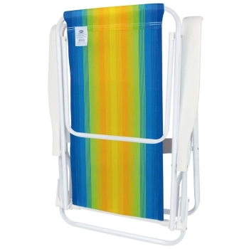 Kit com Carrinho de Praia + 2 Cadeiras Cores Sortidas + Guarda Sol 2m