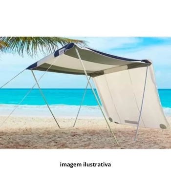 Kit com Tenda Gazebo Riviera Design Exclusivo + Uma Parede Lateral de Tenda