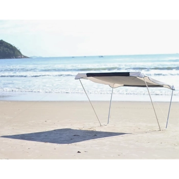 Kit Praia Tenda Riviera + 2 Cadeiras + Carrinho de Praia + Cooler 26 L