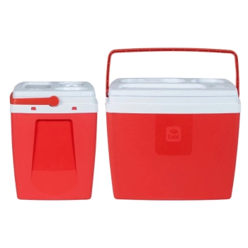 Kit Praia Guarda Sol 1,60 M + Cooler 19 L + 1 Cadeira Colorida