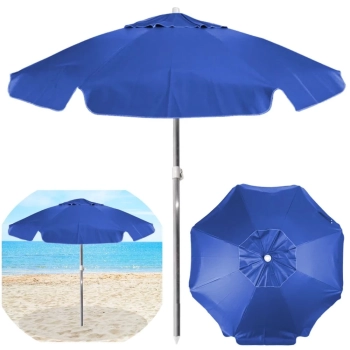 Kit para Praia Azul com Guarda Sol 1,60 M + Caixa Trmica Cooler 19 L