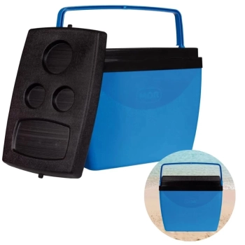 Kit Praia Cooler 26 L + Guarda Sol 1,50 M + Duas Cadeiras Coloridas