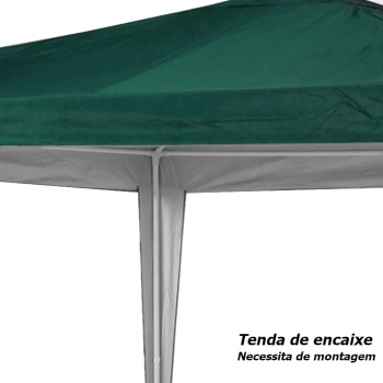 Kit Praia Tenda Gazebo Oxford + Carrinho C/ Avano Preto + 2 Cadeiras + Cooler 19 L