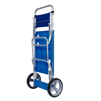 Kit Praia Tenda Gazebo 3x3 M Oxford Azul + Carrinho com Avano