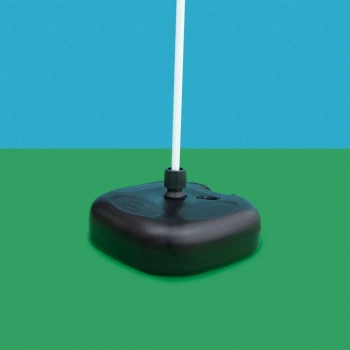 Kit Ombrelone Itapema 2 M Jardim Azul + Base Preta 22 Kg