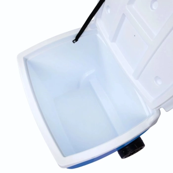 Caixa Termica com Rodas e Ala / Carrinho Cooler 42 Litros Mor Azul