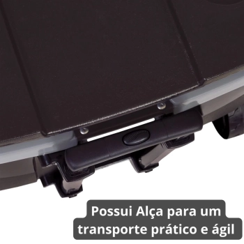 Kit Praia / Pesca Caixa Termica 42 L Rodas e Ala + Cadeira 4 Posies Alumnio