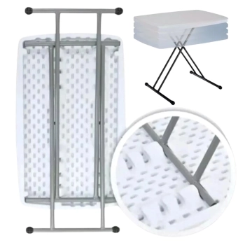 Mesa Dobr�vel Robust Altura Ajust�vel 80 Cm Ntk para Camping e Pesca