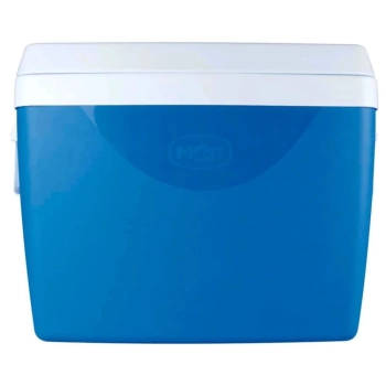 Kit Praia / Pesca Caixa Termica 75 L Ala e Divisria Azul + Guarda Sol Bagum 1,60 M