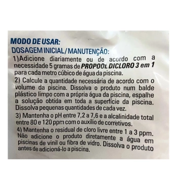 Kit Limpeza Piscina Clarificante/ Cloro Granulado Propool / Tratamento Semanal