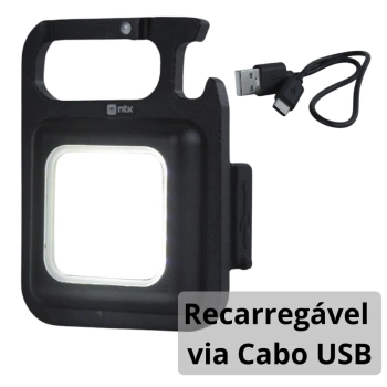 Kit Mesa Dobrvel com Ala 80cm + Canivete Dexter em Inox + Lanterna Keyled Gancho Abridor de Garrafas e Im