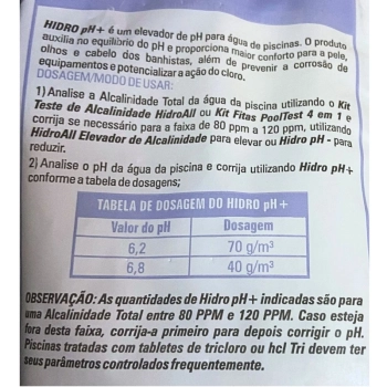 Kit Elevador Ph Barrilha Leve + Elevador de Alcalinidade + Sulfato de Alumnio