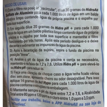 Kit Elevador Ph Barrilha Leve + Elevador de Alcalinidade + Sulfato de Alumnio