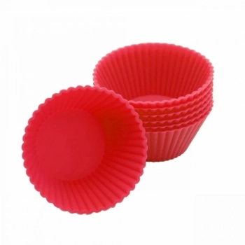 Kit Pascoa / Dia Dos Namorados Formas de Silicone Bombom / Cupcake Circular e Colher