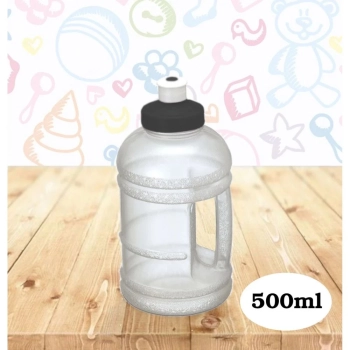 Caixa Termica Preta Cooler Pequeno 6 L + Garrafa Squeeze Preta 500 Ml Lanches e Bebidas