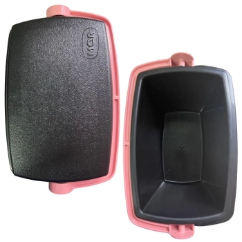 Kit Caixa Termica Pequena Cooler 6 L Rosa Pssego + Cadeira Rosa Infantil Parques