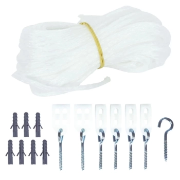 Kit Varal de Teto 120 Cm + 2 Mini Varais Oval Roupa Intima com 48 Grampos + Kit Instalao Apartamento