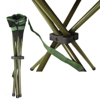 Kit Caixa Termica Preta Cooler 12 Litros + Banqueta Militar Dobrvel Camping / Pesca / Praia