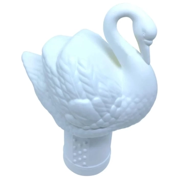 Kit Clorador Flutuante Cisne Branco + 2 Pastilhas de Cloro 3 em 1 Piscina