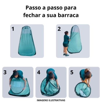 Kit Trocador Banheiro Pop Up + Vaso Porta Potti 24 L Ecocamp + Pia Lavatrio 17 L + 2 Solventes