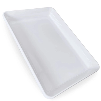 Travessa 40cm Prato Retangular para Buffet Restaurante Cozinha em Melamina Premium