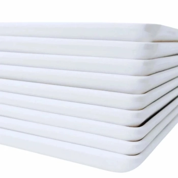 Kit 10 Travessas de 24,8 Cm + 10 Travessas de 35 Cm para Buffet Sushi Comida Japonesa em Melamina