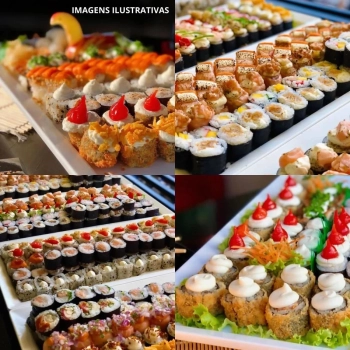 Kit 2 Travessas 56 Cm Retangular + 3 Centros de Mesa Fruteira Buffet Restaurante Melamina Premium
