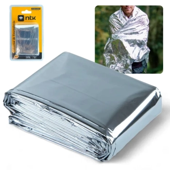 Cobertor Manta Trmica Aluminizada Isolante para Resgate, Emergncia e Camping / Acampamento