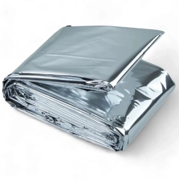 Cobertor Manta Trmica Aluminizada Isolante para Resgate, Emergncia e Camping / Acampamento
