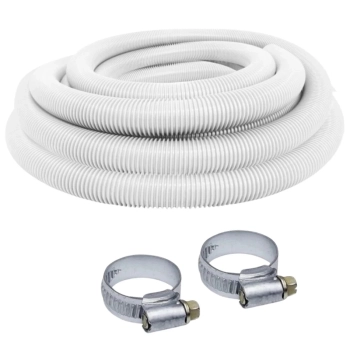 Kit Escova Curva 44 Cm + Mangueira 32mm 6m + Sulfato de Alumnio Decantador Piscinas Fibra/ Alvenaria