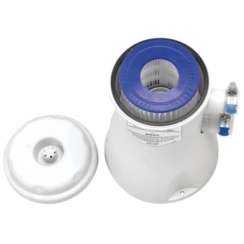 Kit Piscina 3700l + Flutuador, Capa, Forro + Peneira+ Filtro 220v 2.200 L/H + Pastilha de Cloro