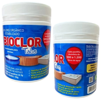 Kit Mini Pastilha de Cloro com 50 Unid. + Mini Flutuador + Fita Prova de Ph, Cloro e Alcalinidade
