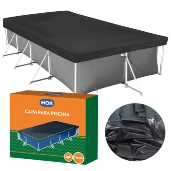 Kit Piscina 5000 Litros + Capa + Forro + Bomba 220v 3600 L/H + Peneira + Flutuador + Pastilha de Cloro