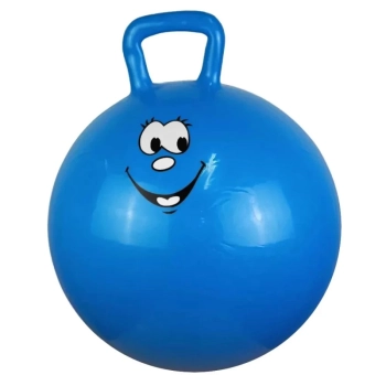Kit Bola Pula Pula 60 Cm Azul com Ala + Baldinho de Praia com 8 Peas em Cores Sortidas