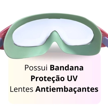 Kit culos de Natao Proteo Uv/ Antiembaante Rosa + Boia Colcho Inflvel 1,83 M X 69 Cm